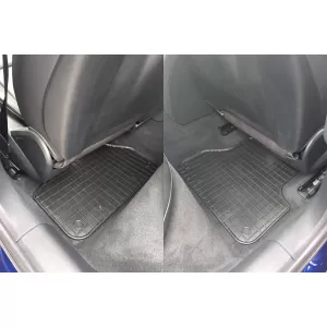 Mochete de cauciuc specifice, potrivite pentru Audi A4 B9 după 2015, set de 4 piese, culoare neagră-image-6231379