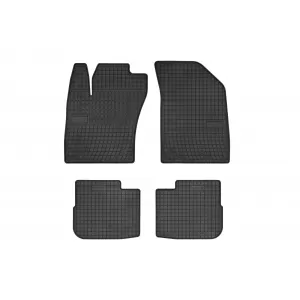 Mochete din cauciuc specifice, potrivite pentru Fiat Tipo hatchback după 2016, set de 4 piese, culoare neagră