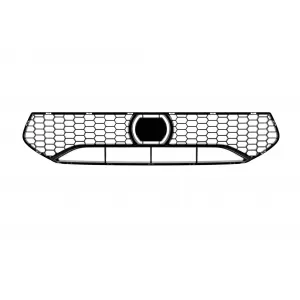 Paraurti anteriore tipo M5 adatto per BMW Serie 5 G30, G31 2017-2019, con griglia per ACC, con aperture per PDC-image-6231675