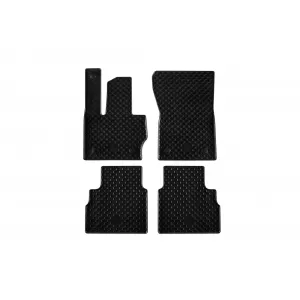 Rubber mats Gumarny Zubri suitable for Mercedes G class W464 after 2018, 4-piece set, black color