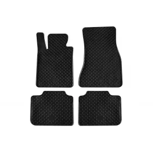 Mochete din cauciuc Gumarny Zubri potrivite pentru BMW Seria 6 G32 după 2017, set de 4 piese, culoare neagră