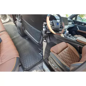 Mănuși din cauciuc Gumarny Zubri potrivite pentru BYD Tang EV după 2018, set de 3 piese, culoare neagră-image-6231985