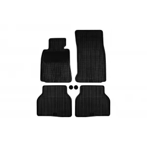 Mochete din cauciuc Gumarny Zubri potrivite pentru BMW 5 Series E39 sedan, wagon 1996-2004, set de 4 piese, culoare neagră