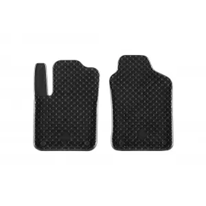 Mănuși din cauciuc Gumarny Zubri potrivite pentru Fiat 500 2007-2015, 500C 2009-2015, 500 Hybrid după 2020, set de 4 piese, culoare neagră-image-6232102