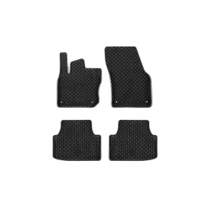 Mochete din cauciuc Gumarny Zubri potrivite pentru Volkswagen Tiguan după 2024, set de 4 piese, culoare neagră