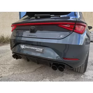 Diffusore Motordrome Design adatto per il paraurti posteriore della Seat Leon Mk4 dopo il 2020-image-6232238