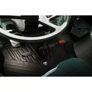 Tappetini in gomma per trattori della serie Frogum 3D MudMax adatti per John Deere Serie 6M 6135M, 6145M e 6155M dopo il 2022, set in 1 pezzo, colore nero-image-6232527