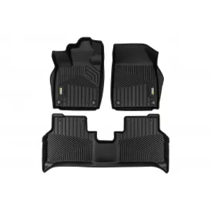 Tappetini in gomma e moquette 2 in 1 adatti per Audi Q4 E-Tron, Cupra Born dopo il 2021, Cupra Tavascan dopo il 2023, Skoda Elroq dopo il 2025, Skoda Enyaq, VW ID.4 dopo il 2020, ID.5 dopo il 2022, se-image-6232692