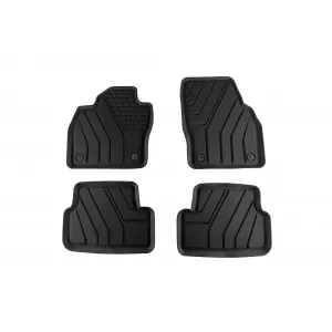 Mănuși din cauciuc specifice de la SPARTline potrivite pentru Volkswagen T-Cross după 2019, set de 4 piese, culoare neagră-image-6232979