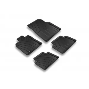 Specific rubber mats from SPARTline suitable for Toyota Camry after 2018 Set of 4 pcs, black