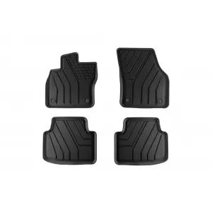 Mochete de cauciuc specifice de la SPARTline potrivite pentru Seat Ateca, Cupra Ateca după 2016, set de 4 piese, culoare neagră