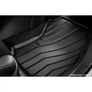 Specific rubber mats from SPARTline suitable for Audi A4 B9 after 2015 Set of 4 pcs, black-image-6233126