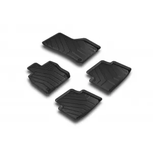 Mochete de cauciuc specifice de la SPARTline potrivite pentru Skoda Superb, Volkswagen Passat B9 sedan, wagon după 2023. Set de 4 bucăți, negre.-image-6233188