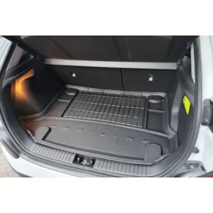 Covor de cauciuc Frogum ProLine potrivit pentru Hyundai Kona 2017-2023, cu podeaua portbagajului în poziția superioară-image-6233427