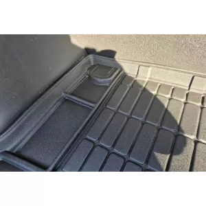 Covor de cauciuc Frogum ProLine potrivit pentru Hyundai Kona 2017-2023, cu podeaua portbagajului în poziția superioară-image-6233429
