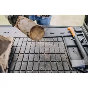 Frogum ProLine rubber trunk mat suitable for Skoda Kodiaq after 2016 7 seats, without side pockets