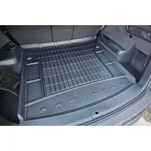 Frogum ProLine rubber trunk mat suitable for Skoda Kodiaq after 2016 7 seats, without side pockets
