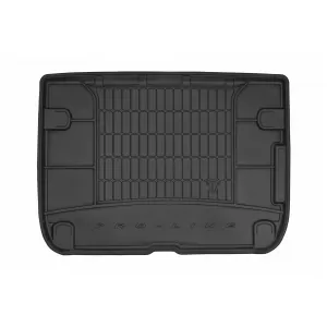Covor de portbagaj din cauciuc Frogum ProLine potrivit pentru Citroën C4 Picasso 2006-2013 cu podeaua portbagajului în poziția superioară