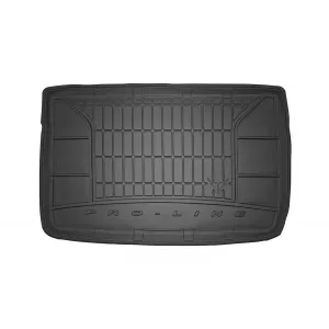 Frogum ProLine rubber trunk mat suitable for Mercedes A class W169 2004-2012 with the trunk floor in the lower position with temporary spare wheel