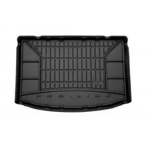 Covor de cauciuc Frogum ProLine potrivit pentru Volkswagen Polo hatchback după 2017 cu podeaua portbagajului în poziția superioară