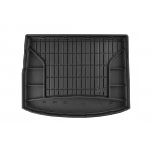 Covor de cauciuc Frogum ProLine potrivit pentru Volvo V40 hatchback 2012-2019 cu podeaua portbagajului în poziția superioară