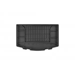 Frogum ProLine rubber trunk mat suitable for Toyota Auris Hybrid 2012-2018 with the trunk floor in the lower position