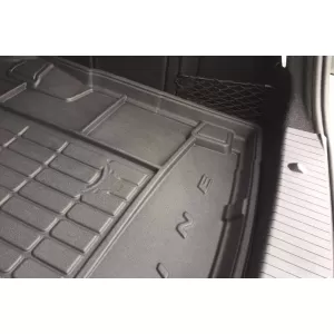 Covor din cauciuc Frogum ProLine potrivit pentru Mercedes E class W212 sedan 2009-2016 versiune fără inserție din plastic în spatele scaunelor din spate-image-6234767