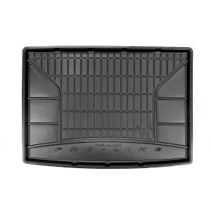 Covor de cauciuc Frogum ProLine potrivit pentru Mercedes B class W246 2011-2018 cu podeaua portbagajului în poziția inferioară