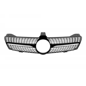 image-47-Króm/fekete diamond hűtőrács Mercedes CLS W219 2005-2007