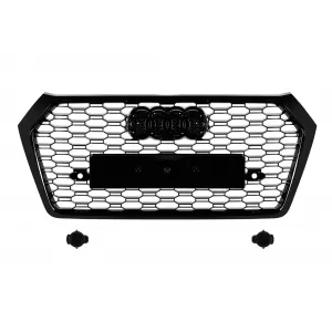 Paraurti anteriore RS adatto per Audi Q5 2018-2020 con finiture nere-image-6235342