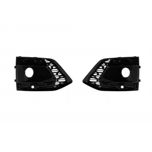 Paraurti anteriore RS adatto per Audi Q5 2018-2020 con finiture nere-image-6235344