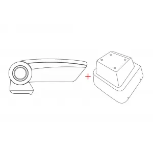 Rati Armrest model Armster 3 with black eco leather suitable for Citroen C4 after 2021