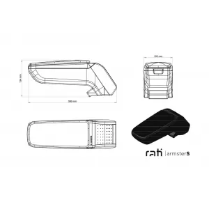 image-27-Rati Armlehne Modell Armster S mit schwarzem Eco-Leder geeignet für Dacia Spring nach 2021