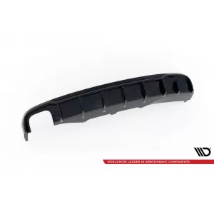 Diffusore Maxton Design adatto per paraurti posteriore standard di Audi A4 B8 sedan, wagon 2007-2011, verniciato di nero-image-6235578