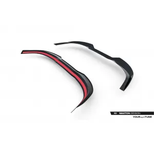 Spoiler da tetto Maxton Design tipo S-Line adatto per Audi A6 S-line C9 Avant dopo il 2025, verniciato di nero-image-6235584