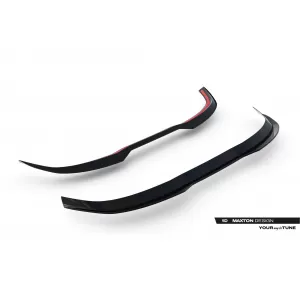 Spoiler da tetto Maxton Design tipo S-Line adatto per Audi A6 S-line C9 Avant dopo il 2025, verniciato di nero-image-6235585