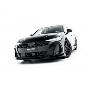 Spoiler Maxton Design versione 2 adatto per paraurti anteriore S-line di Audi A6 S-Line C9 Avant dopo il 2025, laccato nero-image-6235607