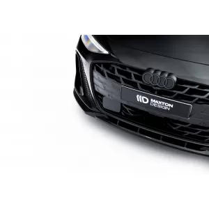 Spoiler Maxton Design versione 2 adatto per paraurti anteriore S-line di Audi A6 S-Line C9 Avant dopo il 2025, laccato nero-image-6235608