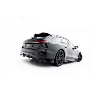 Spoiler Maxton Design versione 2 adatto per paraurti anteriore S-line di Audi A6 S-Line C9 Avant dopo il 2025, laccato nero-image-6235615