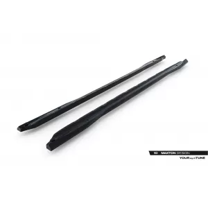 Additifs Maxton Design version 1 adaptés pour jupes latérales de type S-line pour Audi A6 S-line C9 Avant après 2025, laqué noir-image-6235642