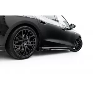Additifs Maxton Design version 2 adaptés pour jupes latérales de type S-line sur Audi A6 S-Line C9 Avant après 2025, laque noire-image-6235652