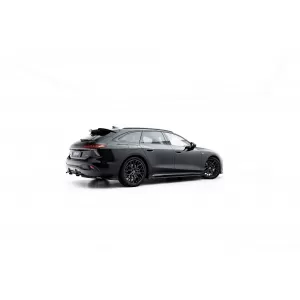 Additifs Maxton Design version 2 adaptés pour jupes latérales de type S-line sur Audi A6 S-Line C9 Avant après 2025, laque noire-image-6235653