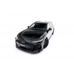 Set di spoiler tipo S-Line versione 1 Maxton Design adatto per minigonne, paraurti anteriore, paraurti posteriore e tetto dell'Audi A6 S-Line C9 Avant dopo il 2025, nero lucido-image-6235668