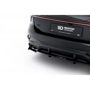 Set di spoiler tipo S-Line versione 1 Maxton Design adatto per minigonne, paraurti anteriore, paraurti posteriore e tetto dell'Audi A6 S-Line C9 Avant dopo il 2025, nero lucido-image-6235676