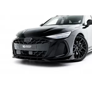 Kit Spoiler Maxton Design S-Line Tipo 2 adatto per minigonne, paraurti anteriore, paraurti posteriore e tetto dell'Audi A6 S-Line Avant C9 dopo il 2025, verniciato in nero-image-6235695