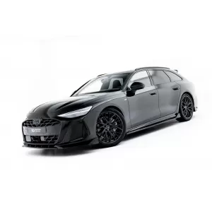 Kit Spoiler Maxton Design S-Line Tipo 2 adatto per minigonne, paraurti anteriore, paraurti posteriore e tetto dell'Audi A6 S-Line Avant C9 dopo il 2025, verniciato in nero-image-6235696