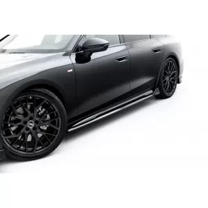 Kit Spoiler Maxton Design S-Line Tipo 2 adatto per minigonne, paraurti anteriore, paraurti posteriore e tetto dell'Audi A6 S-Line Avant C9 dopo il 2025, verniciato in nero-image-6235697