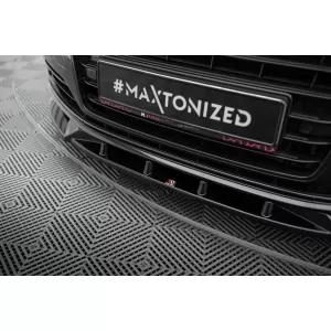 Kit spoiler Maxton Design adatto per paraurti anteriore, posteriore e bagagliaio dell'Audi A8 D4 2013-2017, passo lungo-image-6235732