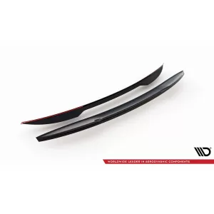 Spoiler 3D Maxton Design adatto per il bagagliaio di Audi A8, A8 S-Line, S8 D5 2017-2021, verniciato nero-image-6235742
