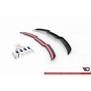 Spoiler Maxton Design versione 1 tipo RS6 adatto per Audi RS6 C8 bagagliaio dopo il 2019, laccato nero-image-6235783